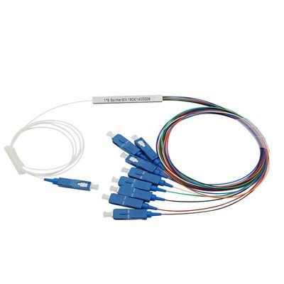 qualité Passive Mini 1x8 Fiber Optic PLC Splitter For Cable Television Test Equipment usine